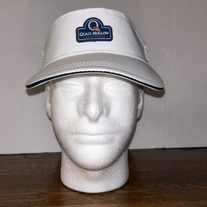 Quail Hollow Championship Adjustable White Visor